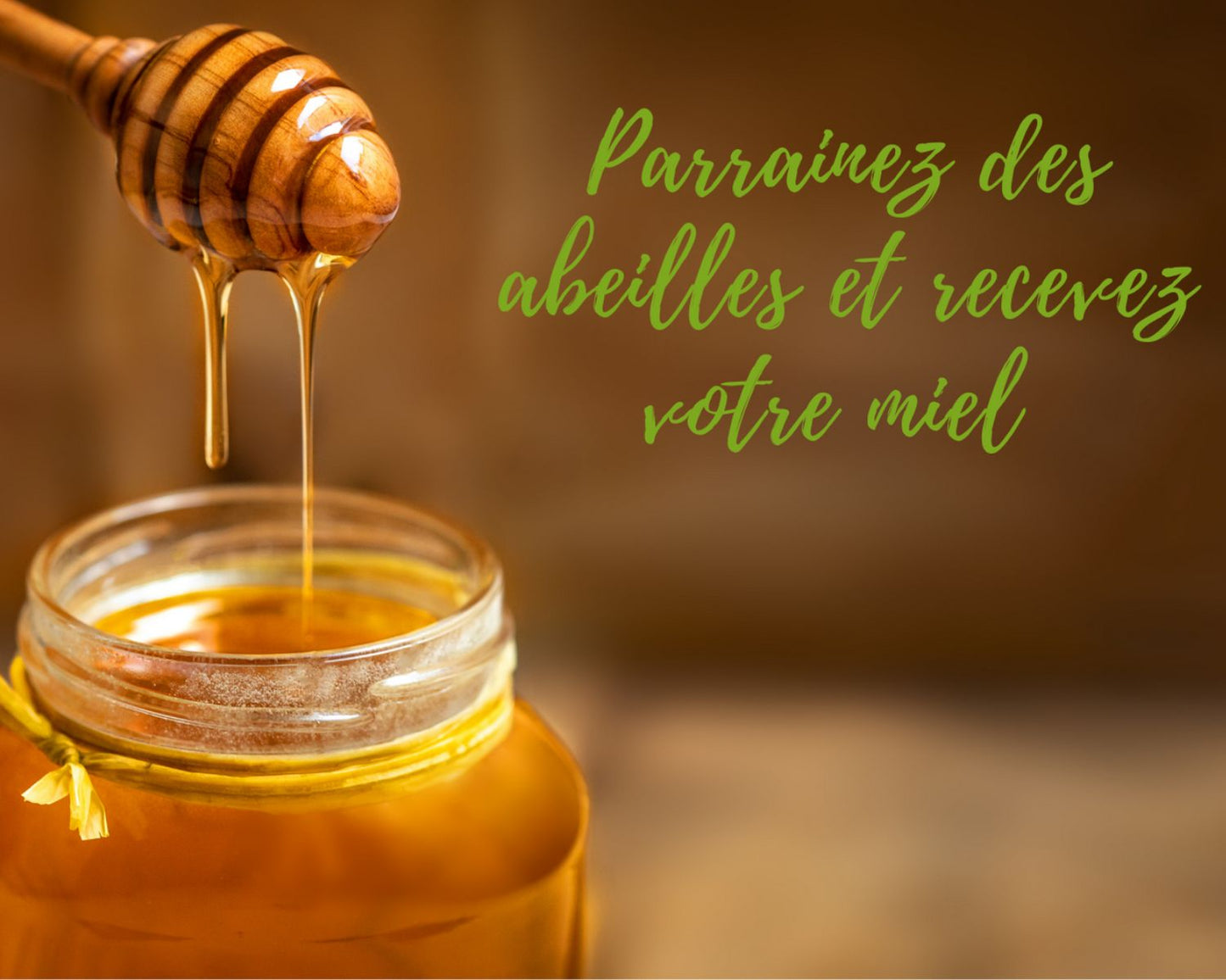 Apoye a las abejas y reciba 1 año de miel.