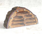 Formicaia in legno mezzo cerchio 17 x 8 cm